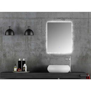 Household appliance: Frameless LED Rectangle Mirror | 750*700MM | Demister | 3 Colour Choices