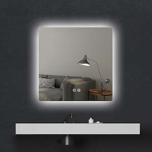 Frameless LED Mirror | Demister | 750*750MM | 3 Colour Choices