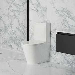 Household appliance: ELEMENTI LSPEC CC Back To Wall TOILET SUITE TOP/BOTTOM INLET