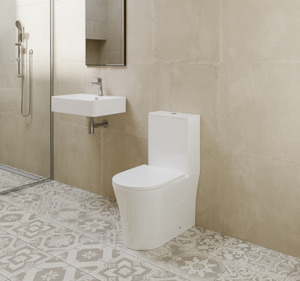 ELEMENTI CURA CC BTW TOILET SUITE GLOSS WHITE