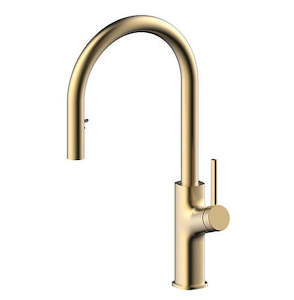 Brushed Gold Pull-out Kitchen Mixer - KR-KMP001-GD