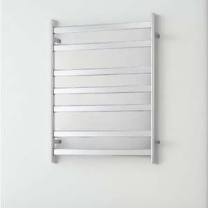 Household appliance: ETHEREAL Brushed Nickel Heated Rail 600*800*120mm 7 Bars