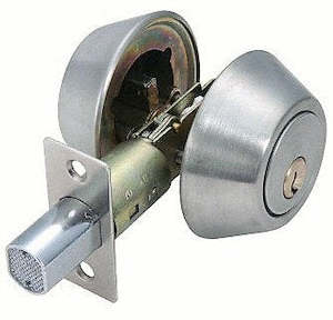 Household appliance: Deadbolt double cylinder