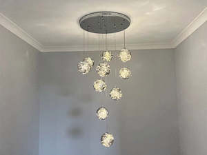 Firework Smoky Grey LED Pendant Light