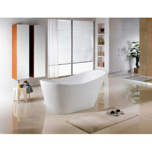 Acrylic Freestanding Bath - 1700mm | Gloss White