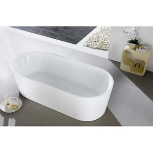 Acrylic Freestanding Bath - 1700mm | Gloss White