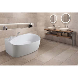 Acrylic Freestanding Bath - 1700mm | Gloss White