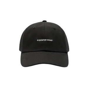 Country Road - Black - Mini Logo Cap