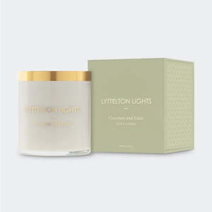 Clothing: Lyttelton Lights - Large Candle - Coconut & Lime