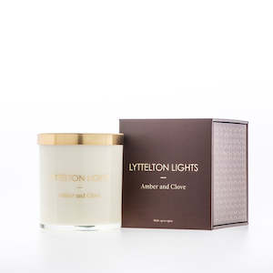 Clothing: Lyttelton Lights -Medium Candle - Amber & Clove