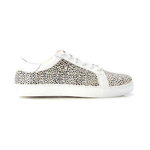 Clothing: Walnut - Amy Sneaker- Mini White Black Spot