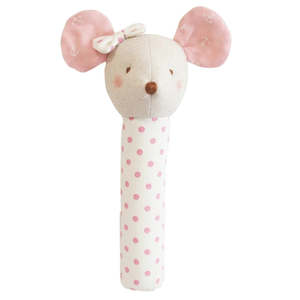 Clothing: Alimrose - Mouse Squeaker - Berry Pink