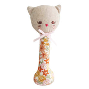 Alimrose - Kitty Stick Rattle - Sweet Marigold