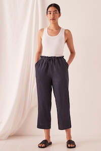 Assembly Label - Ollie Linen Pants - True Navy