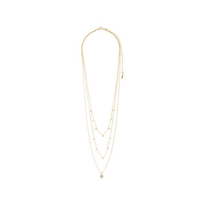 Clothing: Pilgrim - Chayenne  Recycled Crystal  Necklace - Gold