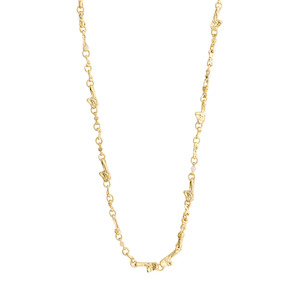 Pilgrim - Hallie Organic Shaped Crystal Necklace - Gold Plated