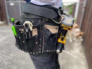 Leather or leather substitute goods: Rambo Toolbelt with Top Pockets