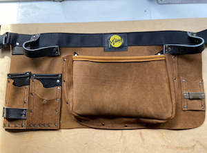 Leather or leather substitute goods: Mr Fussy Toolbelt