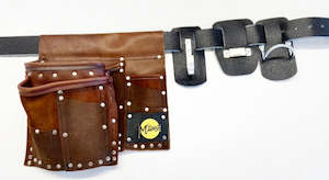 Leather or leather substitute goods: Multi Accessory Toolbelt