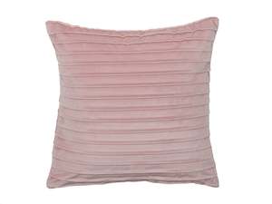 Cushion Covers: Pintuck Velvet Blush Cushion Cover