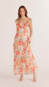 MINK PINK - Aida Frill Maxi Dress