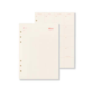 2025 Daily Diary Binder Insert A5