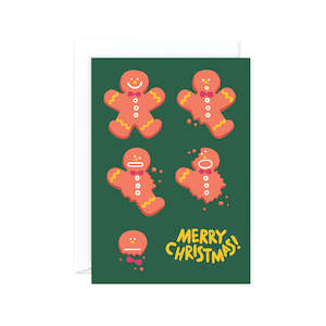 Gingerbread Christmas Greeting Card