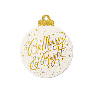 Be Merry & Bright Gift Tags Set of 8