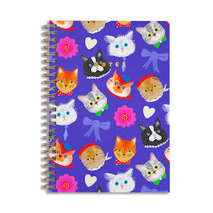 Stationery: Cat Fancy Spiral Notebook A4