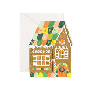 Gingerbread House Greeting Card