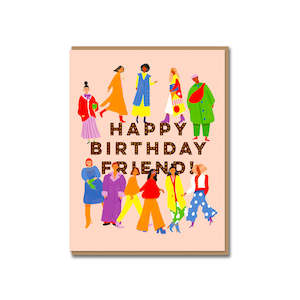 Tomodachi Crew Birthday Card