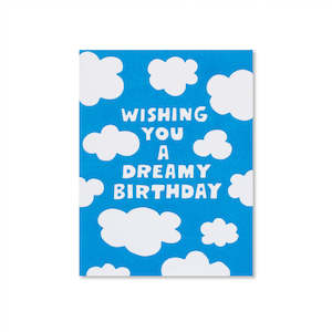 Dreamy Birthday Clouds Greeting Card