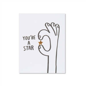 Stationery: You're A Star Greeting Card