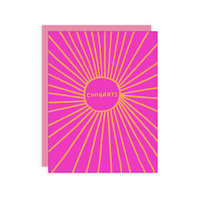 Congrats Sunbeam Greeting Card