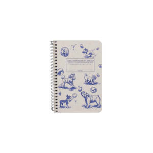 Dogs and Bubbles Pocket Spiral Notebook