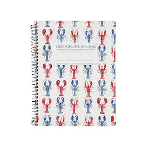 Lobsters Large Spiral Notebook