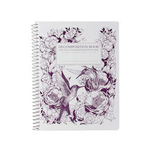 Hummingbirds Large Spiral Notebook