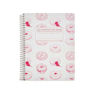 Donut Time Large Spiral Notebook