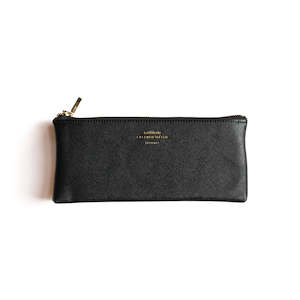 Quitterie Flat Pencil Case Black