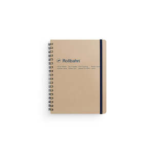 Rollbahn Large Spiral Notebook Greige