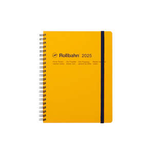 2025 Rollbahn Spiral-Bound Diary A5