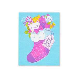 Holiday Stocking Stuffer Greeting Card