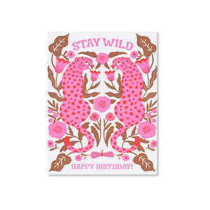 Stay Wild Birthday Greeting Card