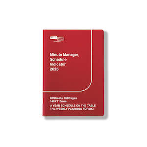 2025 Minute Manager Weekly Diary A5