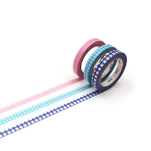 Stationery: Grid Washi Tape Set of 3