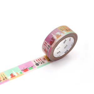 Maruichikyu Kitchen Washi Tape Single Roll