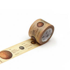 Solar System Encyclopedia Washi Tape Single Roll