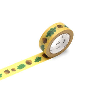 Leaves and Acorns Washi Tape Single Roll