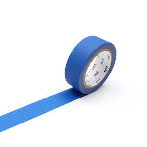 Matte Blue Washi Tape Single Roll