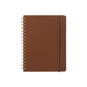 Stationery: Grain Leather Notebook